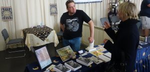 A gifted psychic vendor at 2017 mystics and seers exposition in Toronto