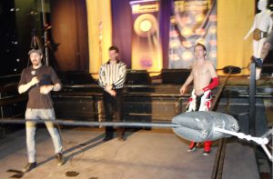 wrestling ring drama