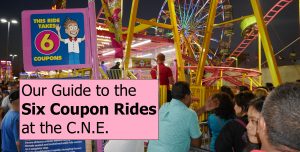 guide to the six coupon rides at cne 2017