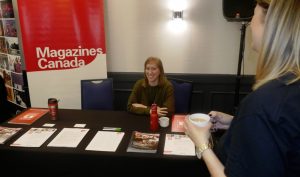 Magazines Canada booth at MagNet2018