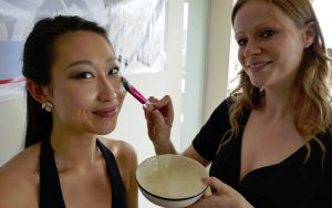 Alice Li gets egg white powder beauty mask - CanEggs